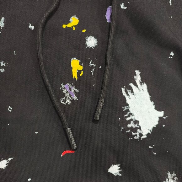 Off-White White Print Black Hoodie - Picture 5 of 8